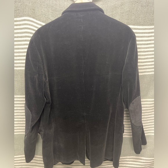 Polo Ralph Lauren Black Corduroy Jacket Size M - Picture 3 of 3